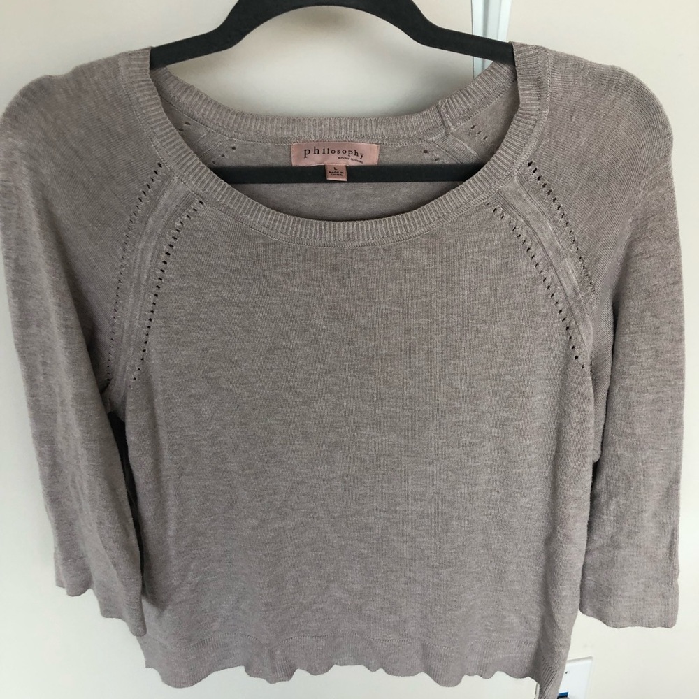 Cropped sweater